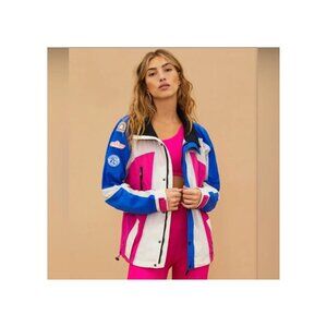 NWT Beach Riot Getaway League Glacier Windbreaker Jacket